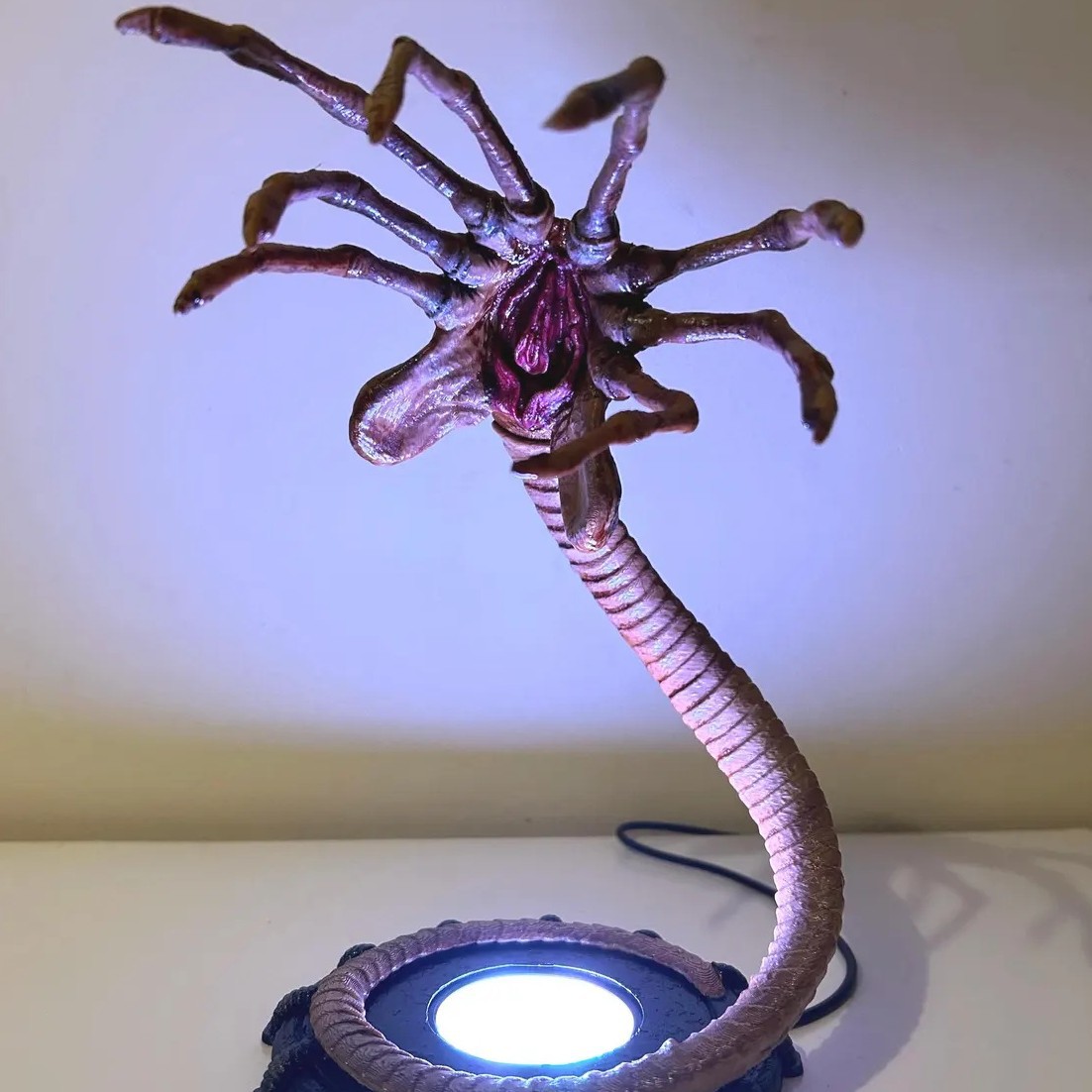 Lighting Decoration Ideas - Uzaylı Facehugger Lambası Gece Lambası, LED