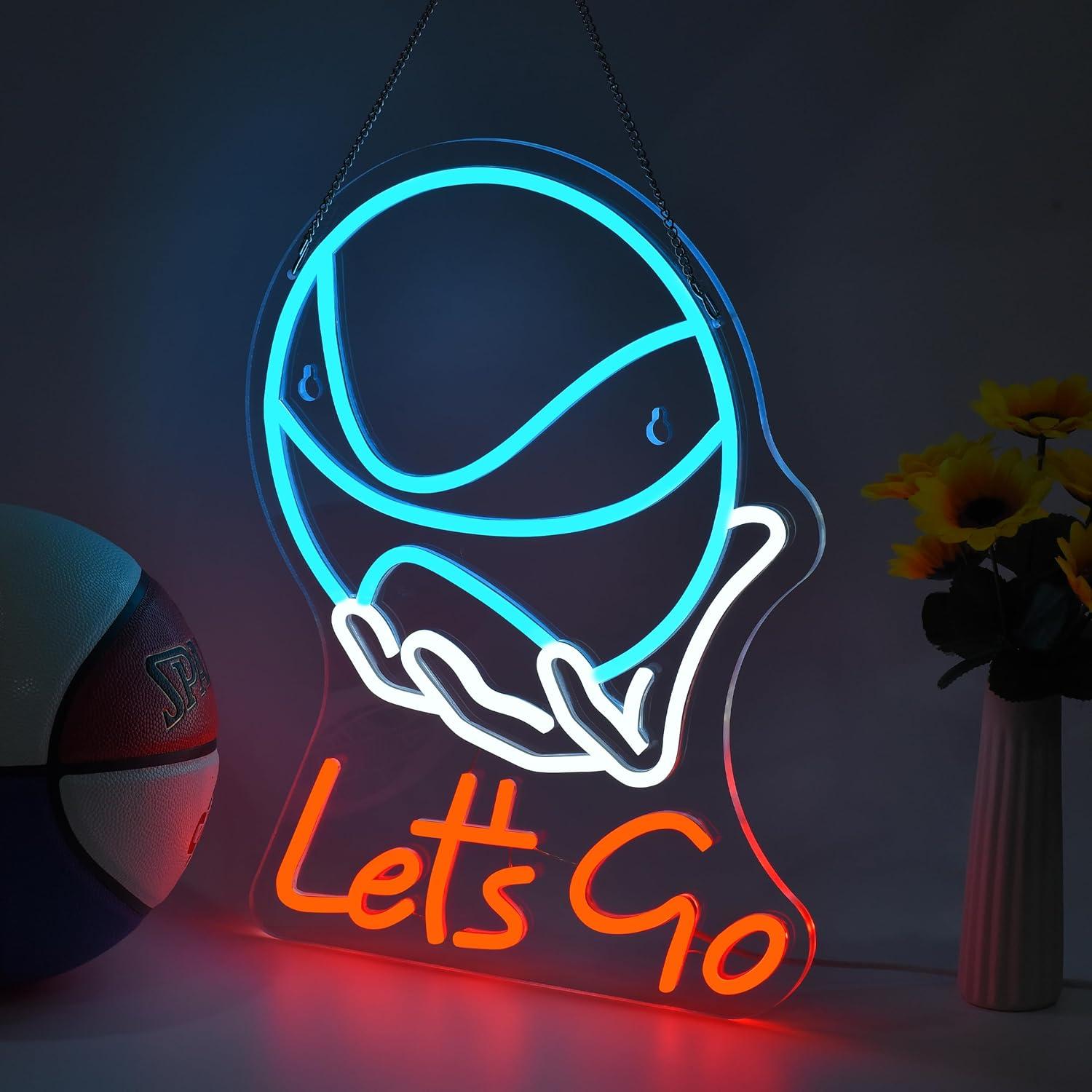 Let's Go Basketbol Neon Tabela - Lighting Decoration Ideas incelemesi ve fiyatı