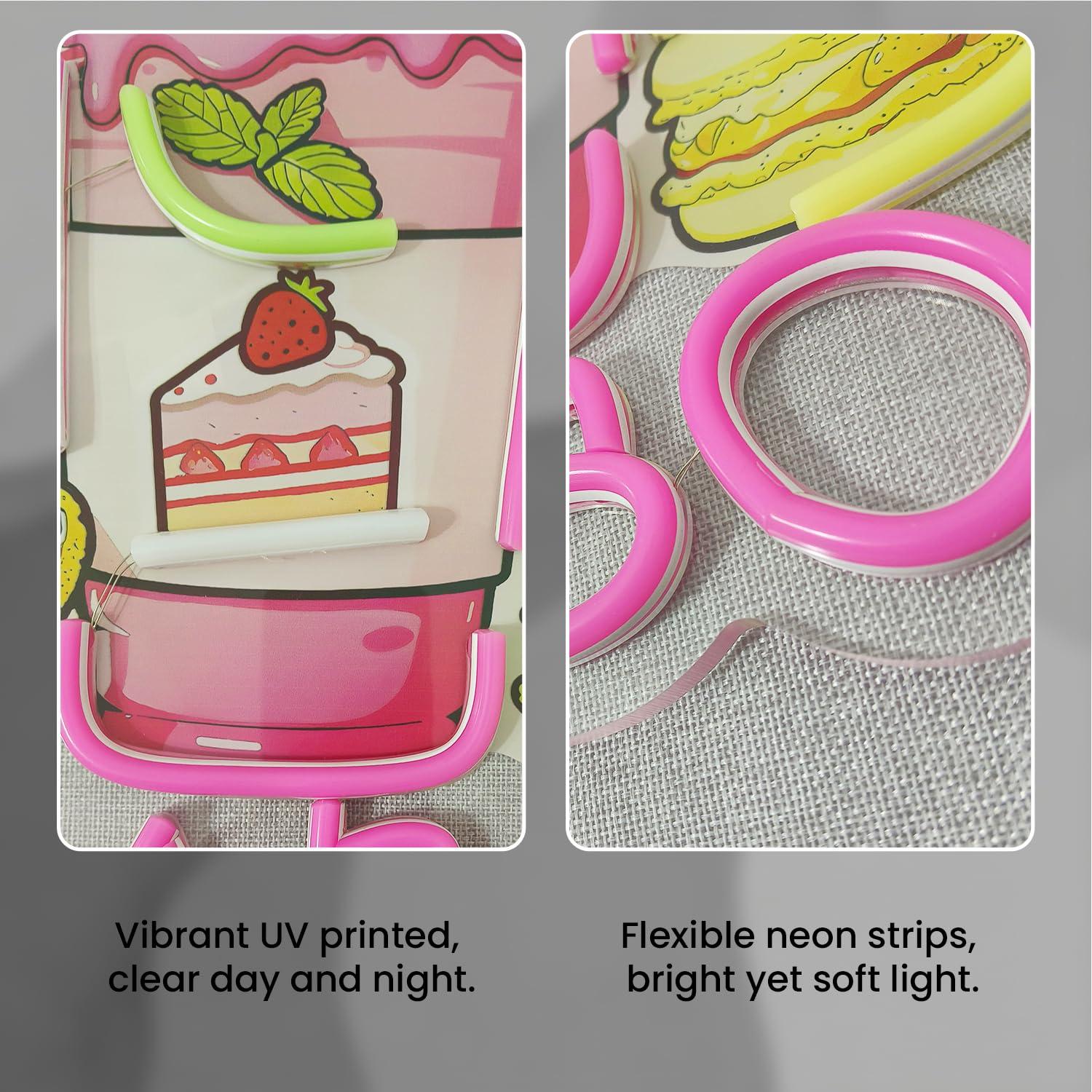 Boba Neon Tabelası, Işıklı Bub - Up Lighting Decor incelemesi ve fiyatı